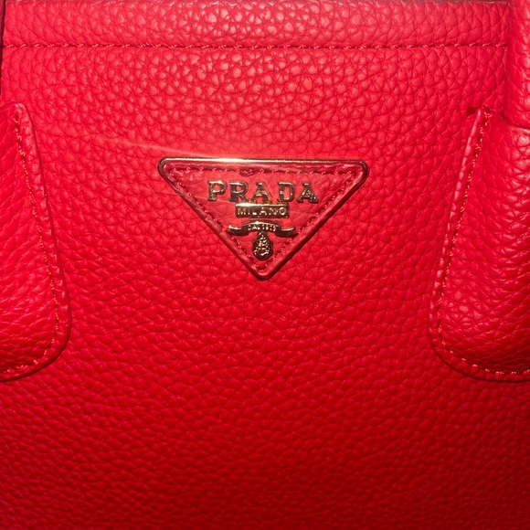 Prada Scarlet Leather Satchel - Picture 4 of 11